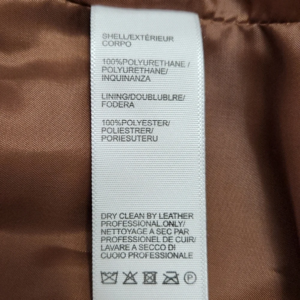 🆕️⬇️🎉HOST PICK🎉 Rebecca Minkoff Cognac Lambskin Leather Blazer - Picture 13 of 14